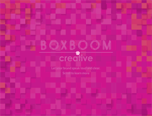 Tablet Screenshot of boxboomcreative.com